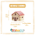 Kit Casinha Infantil em Madeira - MODELO DUAS ÁGUAS tam G com Móveis - Imagem 2