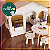 Kit Casinha Infantil em Madeira - MODELO DUAS ÁGUAS tam G com Móveis - Imagem 1