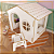 Kit Casinha Infantil em Madeira - MODELO DUAS ÁGUAS tam P com Móveis - Imagem 2