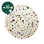 Tapete Infantil REDONDO em Nylon - TERRAZZO - Imagem 1