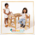 Móvel infantil em Madeira - KIT MESINHA DE ATIVIDADES + 1 CADEIRINHA - VÁRIAS CORES - Imagem 9