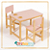 Móvel infantil em Madeira - KIT MESINHA DE ATIVIDADES + 1 CADEIRINHA - VÁRIAS CORES - Imagem 4