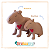 Bichinho de Pano - CAPIVARA MÃE NOÊMIA em Plush - Imagem 2