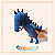 Bichinho de Pano - DINOSSAURO GETÚLIO em Plush - Imagem 3