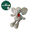 Bichinho de Pano - ELEFANTE JÚLIO em Plush - Imagem 1