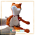 Bichinho de Pano - RAPOSA AMORA em Plush - Imagem 9