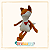 Bichinho de Pano - RAPOSA AMORA em Plush - Imagem 7