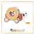 Brinquedo de Madeira - CACHORRINHO DE PUXAR COM ENCAIXE DE BLOCOS - TOOKY LAND - Imagem 2
