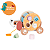 Brinquedo de Madeira - CACHORRINHO DE PUXAR COM ENCAIXE DE BLOCOS - TOOKY LAND - Imagem 1
