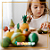 Brinquedo de Madeira Comidinha - KIT ABACAXI, AMEIXA, MORANGO E PÊRA - NEWART TOYS - Imagem 3