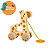 Brinquedo de Madeira - GIRAFA DE PUXAR - TOOKY TOY - Imagem 1