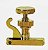 Afinador para Violino 4/4 e 3/4 Dourado - Imagem 1