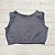 Conjunto Infantil e Juvenil para treino short e top cinza - Imagem 5