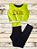 Conjunto Academia Infantil/Juvenil Calça Mini Diva Amarelo - Imagem 2