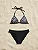 Biquíni Juvenil Menina Cortininha Suplex Estampado Preto - Imagem 5