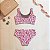 Biquíni Infantil Estampado gatinho rosa + Óculos Brinde - Imagem 3