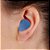 Protetor de Ouvido Ortho Pauher em Silicone Cor Azul - Imagem 3