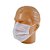 Máscara Cirúrgica Tripla Proteção Descarpack Cor Branca de Elástico Com 50 Unidades - Imagem 3