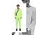 Conjunto SVK Verde Neon. - Imagem 3