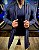 Cardigan Azul Marinho. - Imagem 1