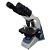 Microscópio Biológico Binocular de Ótica Finita Acromático LED 1W Bateria Aumento 1000x New Optics - Imagem 1