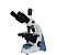 Microscópio Biológico Trinocular de Ótica Finita Acromático LED1W Bateria Aumento 1600x New Optics - Imagem 1