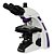 Microscópio Biológico Trinocular com Dispositivo Polarização Ótica Infinita Planacromático LED com bateria New Optics - Imagem 1