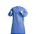 Avental Cirurgico Azul Padrão tamanho G - Pct com 100 UNID Descarpack - Imagem 1