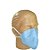 Máscara de Proteção N95/PFF2 Sem Válvula - Com Tiras - Cor Azul - CT/ 20UN Descarpack - Imagem 2
