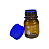 Frasco Reagente de Vidro Boro 3.3 com Tampa de Rosca PP Azul 100ml - Âmbar - 01 unidade-  Global - Imagem 1