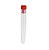 TAMPA TUBO 12 ML VERMELHA -  JPROLAB - Imagem 1