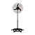 Ventilador Coluna Ventisol Oscilante 3 Pás 60cm Preto Bivolt - Imagem 1