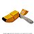 Kit 04 frutinhas madeira Abacate Banana Laranja Limão + Faca - Imagem 3