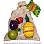 Kit 04 frutinhas madeira Abacaxi, Ameixa Morango Pera + Faca - Imagem 5