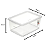 CAIXA POTE ORGANIZADOR PLASTICO CRISTAL 15L - ORDENE - Imagem 2