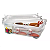 Organizador Plástico Sanremo 8,6l Transparente Com Travas - Imagem 2