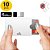 KIT 10 Porta Cartão Anti-furto RFID NFC Capa de Proteção Bloqueador existe em 3 Cores - Imagem 2