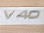 Emblema Traseiro Tampa Porta-Malas V40 em Plástico para Volvo - Imagem 6