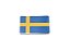 Emblema Bandeira da Suécia 8 CM X 5 CM Sweden - Imagem 4