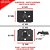 Sapata Bexin 200PL Compatível Manfrotto Placa Engate Rápido Tripé Preto - Imagem 2