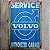 Placa Decorativa Metal Efeito Vintage Volvo Service 20CM X 30CM - Imagem 1