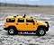 Miniatura Hummer H2 Amarelo 2005 JKM 1/64 8CM - Imagem 4