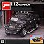 Miniatura Hummer H2 Preto 2005 JKM 1/64 8CM - Imagem 3
