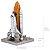 Puzzle 3D Metal Space Shuttle Nasa Launch Kit - Imagem 3
