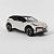 Miniatura ZEEKR X 2023 Bege Burago 1/64 7CM - Imagem 7