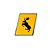 Emblema Traseiro Alce Tampa para Volvo 2,7cm x 2,1cm Metal - Imagem 1