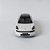 Miniatura ZEEKR 001 2023 Branco Nacre Burago 1/64 7CM - Imagem 10