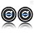 Kit 2 Porta-Copos Suporte Silicone para Volvo - modelo 2 - - Imagem 1