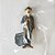 Boneco Dupont bigode estreito 8cm - As Aventuras de Tintin - No País Do Ouro Negro - Imagem 3