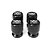 Kit 4 Bicos Válvula Tampa Pneu para Carros Chery - Modelo 3 - - Imagem 3